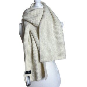 NWT Express Scarf Ecru Cozy Soft Fluffy Winter Oversized Wrap Unisex Womens